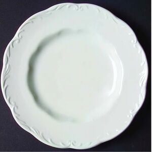 J&G Meakin White Ironstone Dessert Plate Vintage English